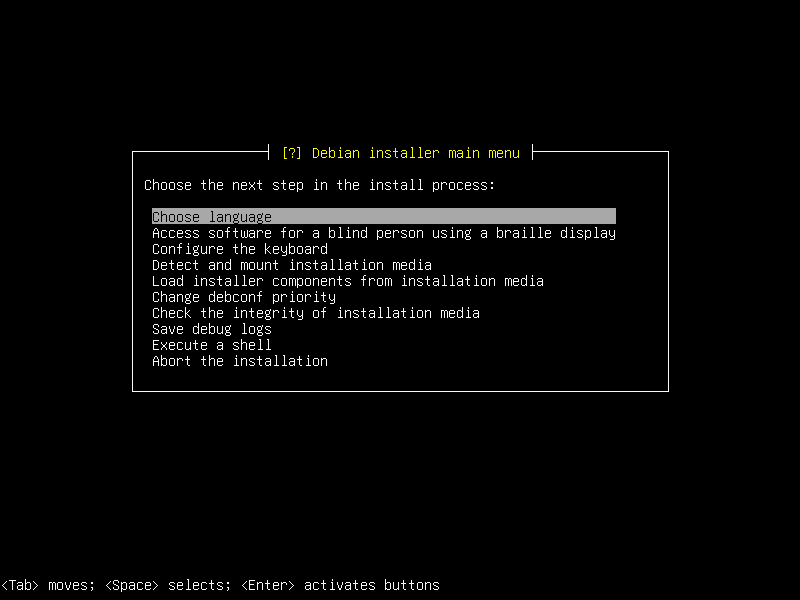 Debian Installation