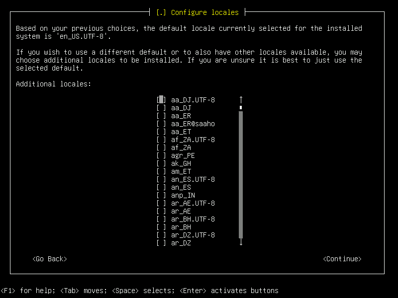 Debian Installation