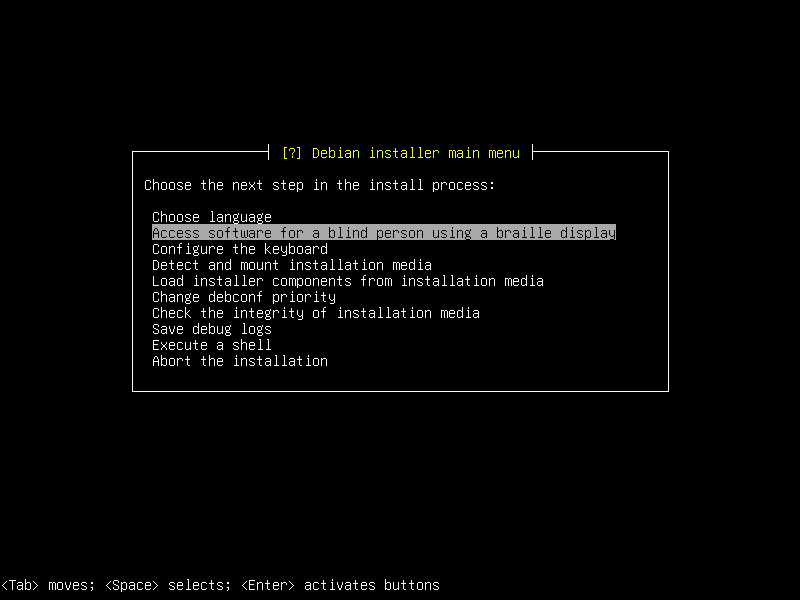 Debian Installation