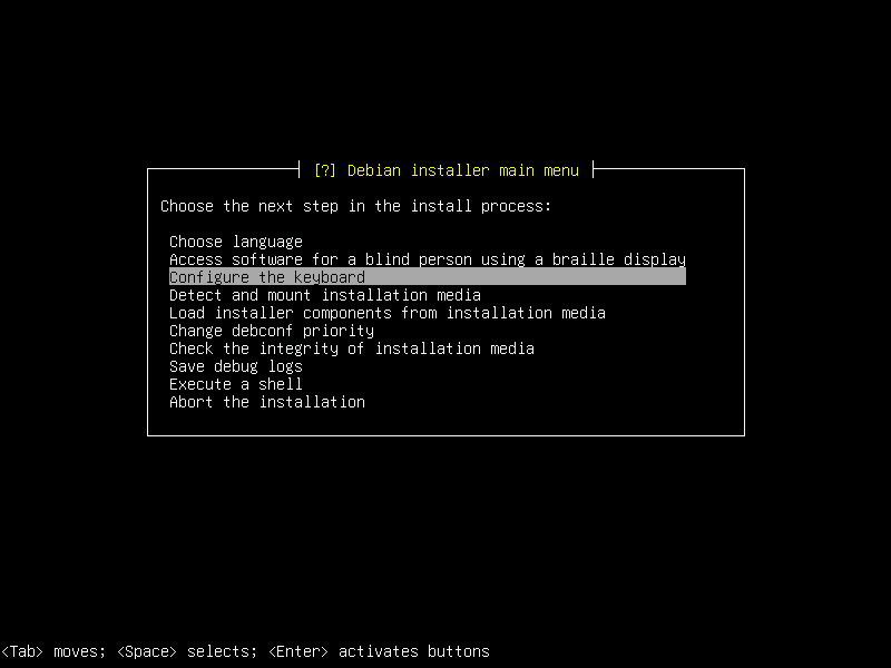 Debian Installation