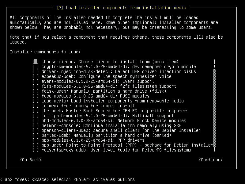 Debian Installation