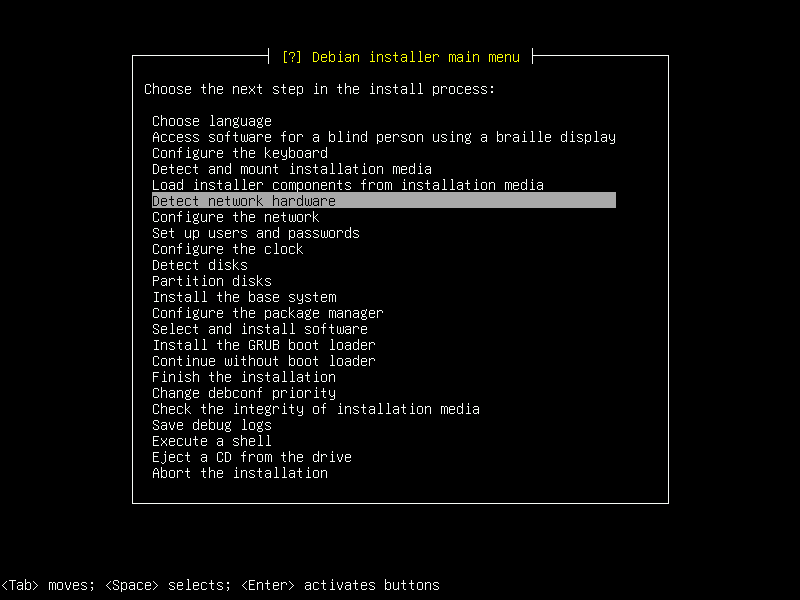 Debian Installation