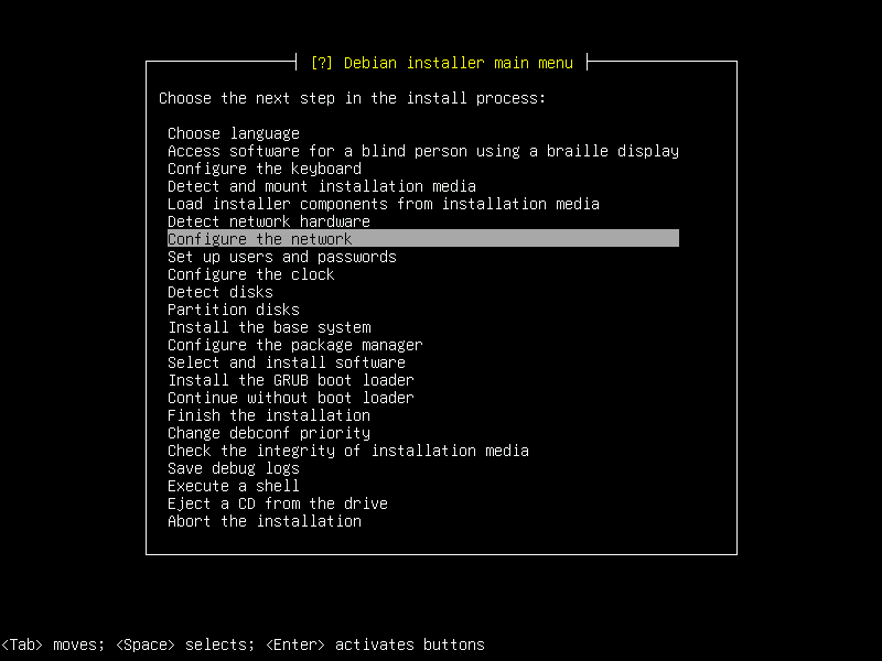 Debian Installation