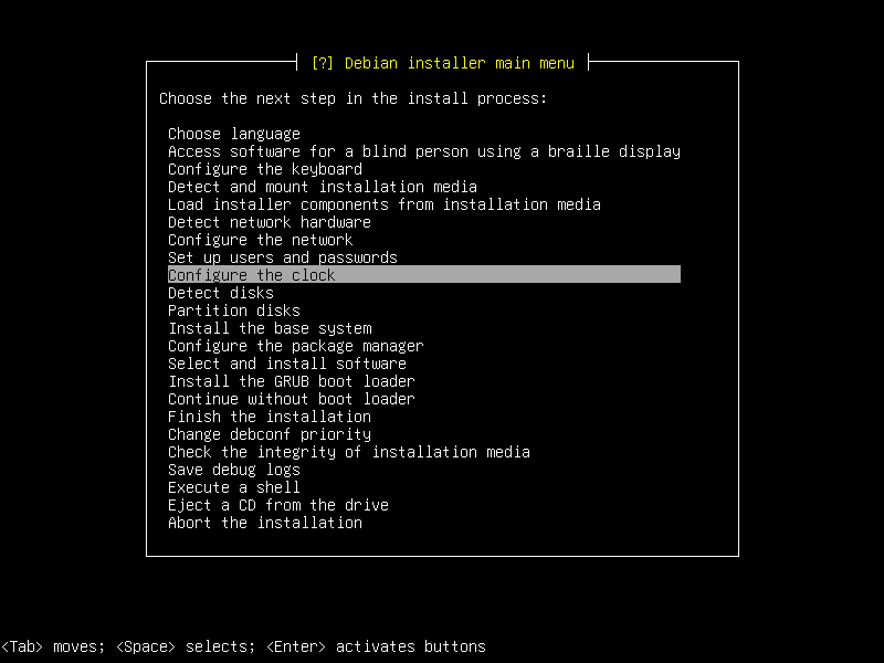 Debian Installation