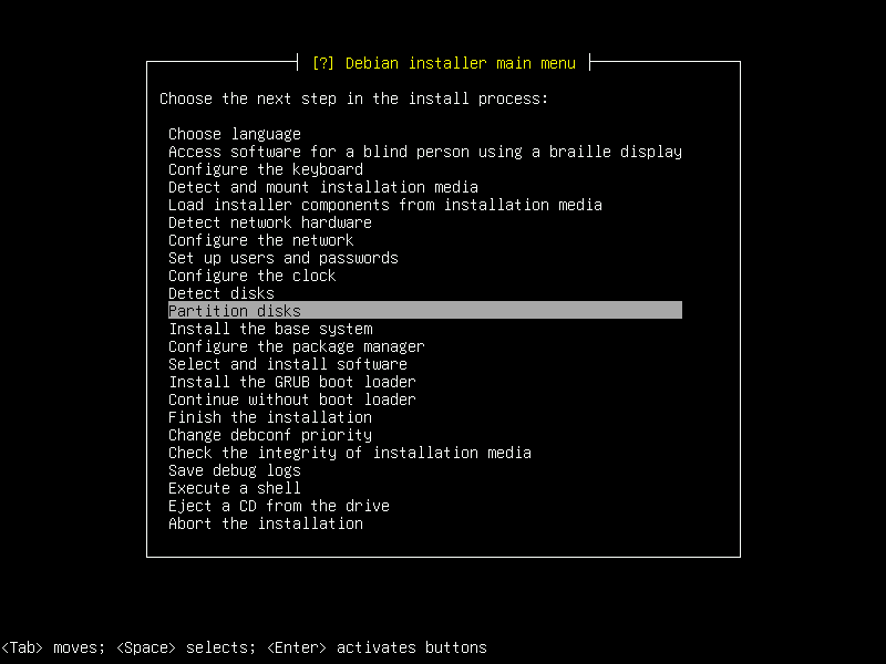 Debian Installation