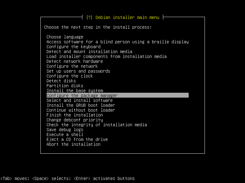 Debian Installation