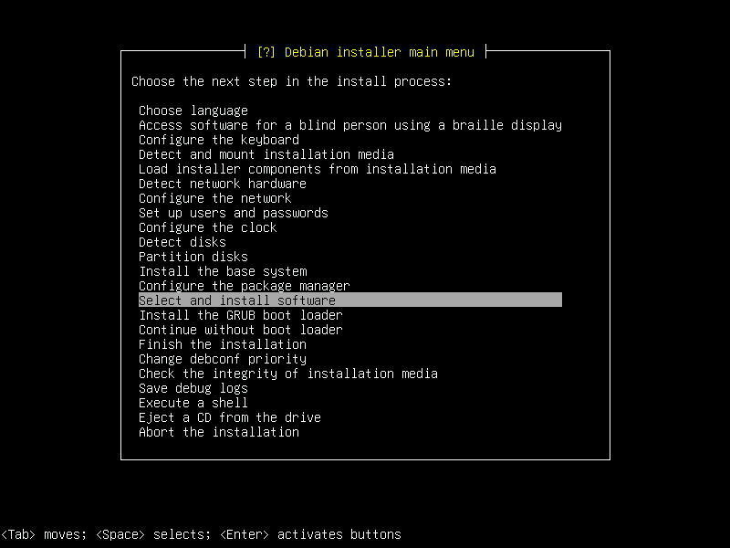 Debian Installation