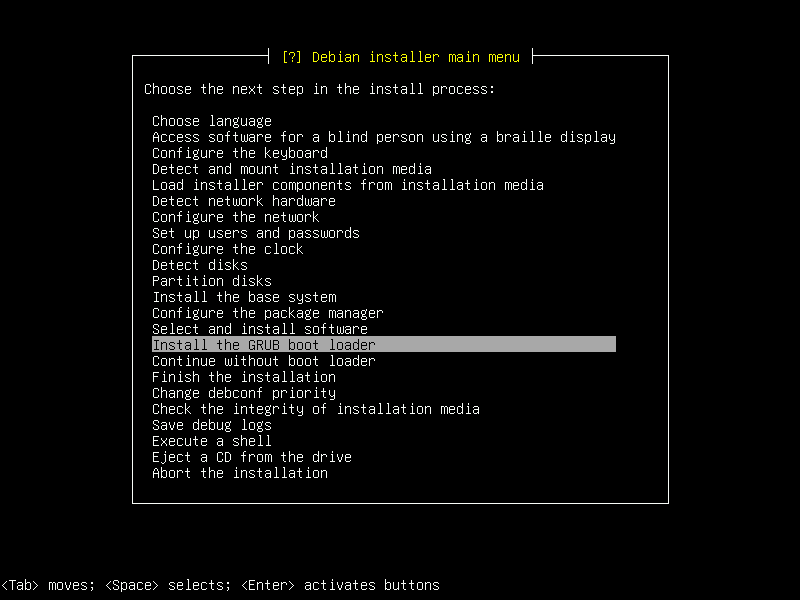 Debian Installation