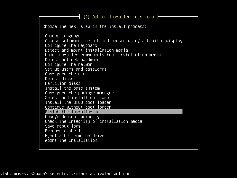 Debian Installation